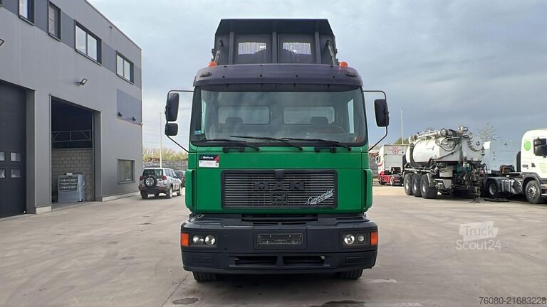 Tipper 3 côtés MAN 19.343 (FULL STEEL SUSP. / LAMES / BIG AXLE / G...