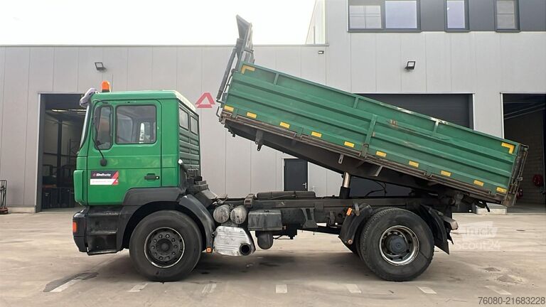 Tipper 3 côtés MAN 19.343 (FULL STEEL SUSP. / LAMES / BIG AXLE / G...