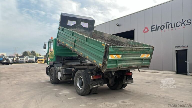 Tipper 3 côtés MAN 19.343 (FULL STEEL SUSP. / LAMES / BIG AXLE / G...