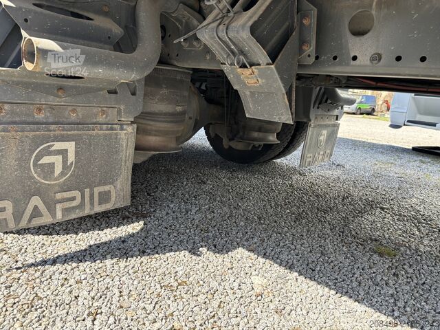 Sunkvežimis su furgono kėbulu, hidrauliniu liftu, stumdomu stogu, kondicionieriumi Mercedes-Benz ATEGO 821 L, FFH