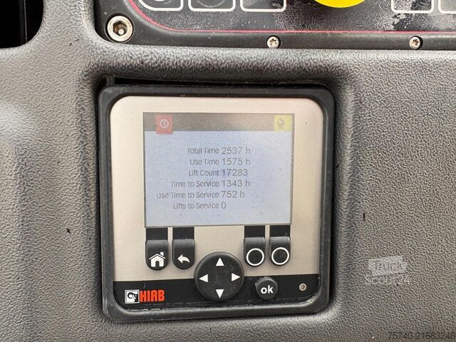 Tipper avec grue MAN TGS 26.460 + HIAB 232 ES-5 + TIPPER + 6X2 STEER...