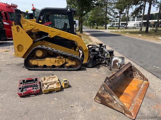 Φορτωτής Caterpillar 259D SMART Angle DOZER BLADE (3D LASER PREP) + ...