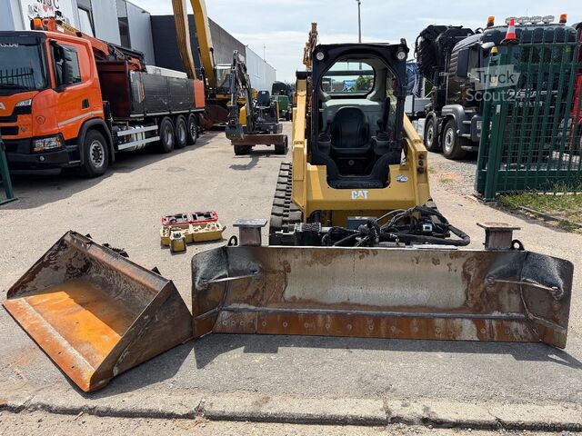 Φορτωτής Caterpillar 259D SMART Angle DOZER BLADE (3D LASER PREP) + ...