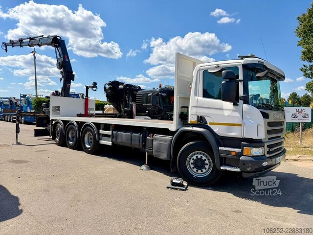 Φορτηγό γερανού Scania P410 8x4 TRIDEM + CRANE HIAB 244 EP-4 HIDUO - R...
