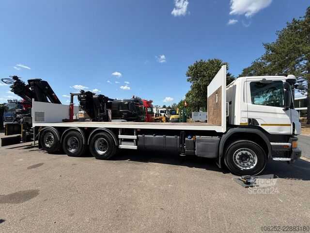 Φορτηγό γερανού Scania P410 8x4 TRIDEM + CRANE HIAB 244 EP-4 HIDUO - R...