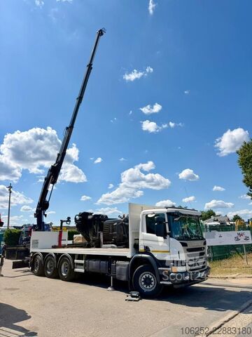 Φορτηγό γερανού Scania P410 8x4 TRIDEM + CRANE HIAB 244 EP-4 HIDUO - R...