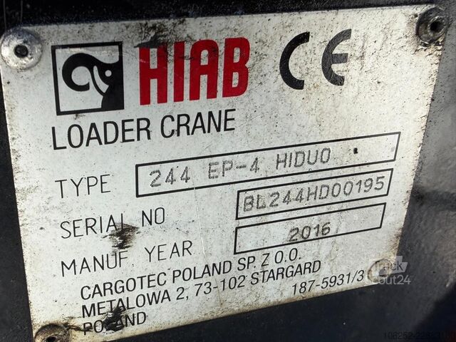Φορτηγό γερανού Scania P410 8x4 TRIDEM + CRANE HIAB 244 EP-4 HIDUO - R...