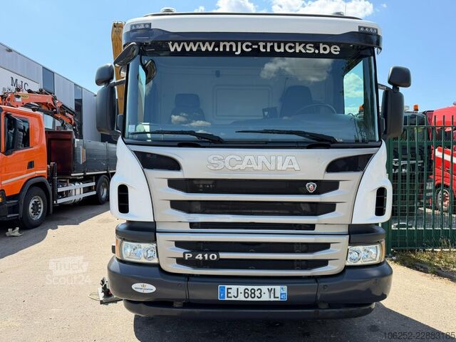 Krovimo platforma Scania P410 8x4 PRITSCHE + KRAN HIAB 244 EP-4 HIDUO - ...