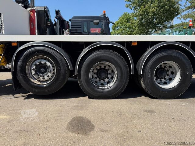 Krovimo platforma Scania P410 8x4 PRITSCHE + KRAN HIAB 244 EP-4 HIDUO - ...