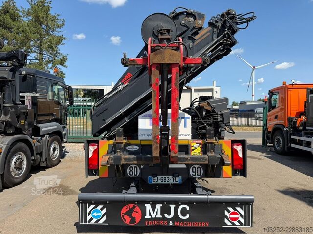 Krovimo platforma Scania P410 8x4 PRITSCHE + KRAN HIAB 244 EP-4 HIDUO - ...