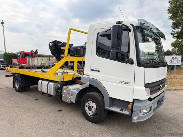 βαν μεταφοράς αυτοκινήτων Mercedes-Benz Atego 1222 SLIDING PLATFORM / SHIEBEPLATEAU / W...