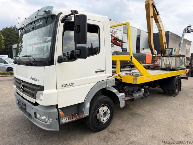 βαν μεταφοράς αυτοκινήτων Mercedes-Benz Atego 1222 SLIDING PLATFORM / SHIEBEPLATEAU / W...