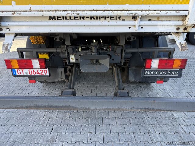 Grúa montada en camión Mercedes-Benz Axor 1829 K 4X2 Kipper mit Kran Atlas 125.2