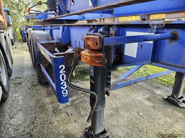 Konttikuljetukset MKF METALLBAU CS 20 / STEEL SUSPENSION/ BPW DRUM.