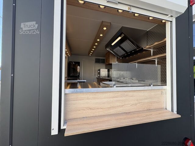 Pardavimo priekaba Grillwagen, Imbissanhänger, Foodtruck, Grill, hamburger