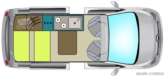 Kastenwagen Wohnmobil / Campervan PÖSSL Campster # 1.HAND#AUTOMATIK#SCHLAFDACH#NAVI#AHK