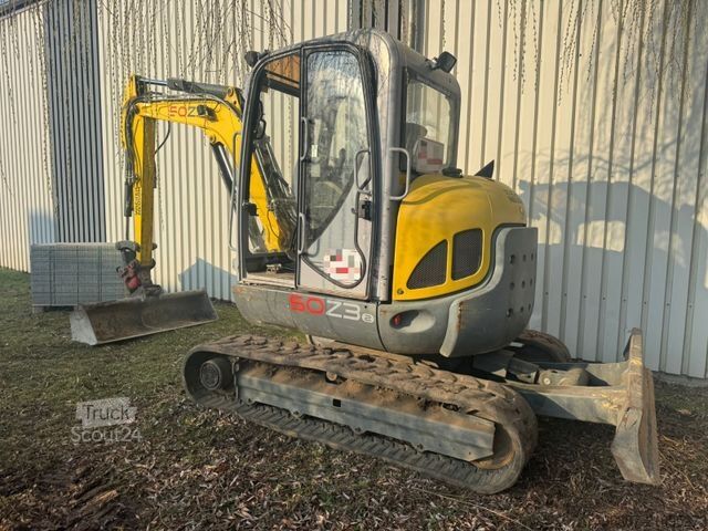 Miniekskavators WACKER 50Z3 + Tilt, Grabenlöffel 1 Hand TOP