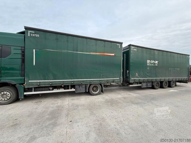 Jumbo kravas automašīna MAN TGX 18.470 4x2 LL Jumbo mit Retarder & HW AH