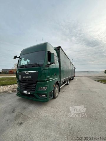 Jumbo kravas automašīna MAN TGX 18.470 4x2 LL Jumbo mit Retarder & HW AH