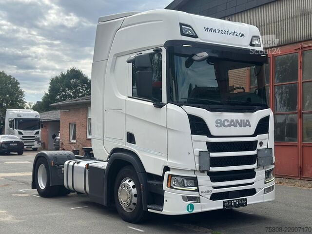 Gevaarlijke stoffen vrachtwagen SCANIA R450 Euro6D Retarder ACC ADR EXII / EXIII PTO