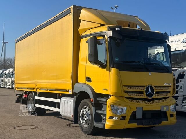 Tentinė platforma sunkvežimis MERCEDES-BENZ Antos 1830 4x2 Pritche Plane 7,20m LBW 2t. AHK
