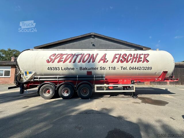 Silo puspriekabė FELDBINDER Kippsilo 60m³ Hydraulik