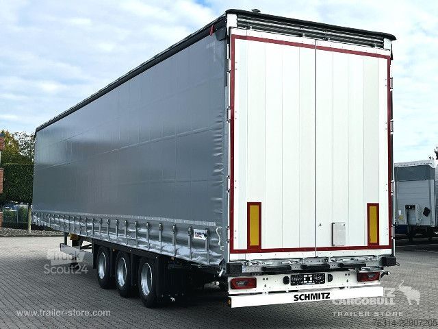 Atvira puspriekabė su tentu Schmitz Cargobull Curtainsider Mega Getränke