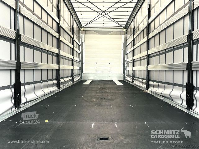 Atvira puspriekabė su tentu Schmitz Cargobull Curtainsider Mega Getränke