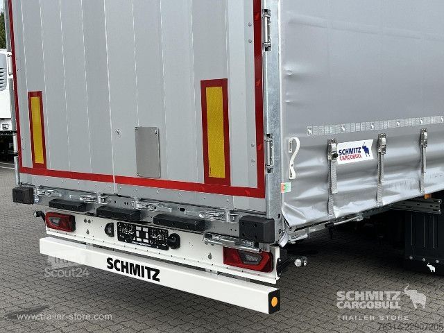 Atvira puspriekabė su tentu Schmitz Cargobull Curtainsider Mega Getränke