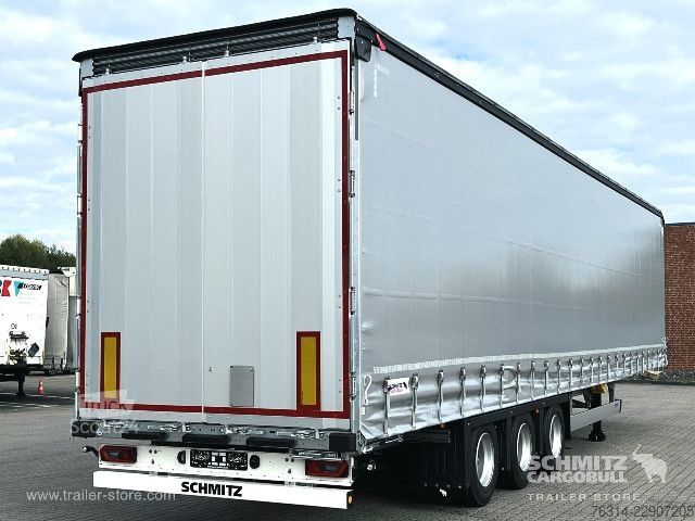 Atvira puspriekabė su tentu Schmitz Cargobull Curtainsider Mega Getränke