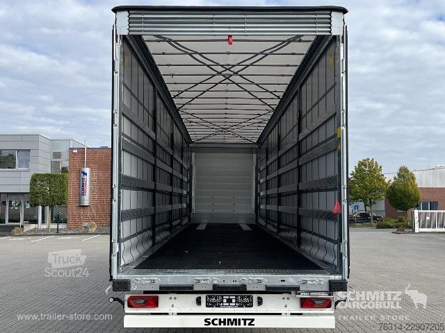 Atvira puspriekabė su tentu Schmitz Cargobull Curtainsider Mega Getränke
