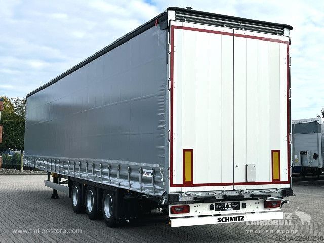Atvira puspriekabė su tentu Schmitz Cargobull Curtainsider Mega Getränke