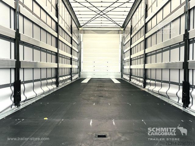 Atvira puspriekabė su tentu Schmitz Cargobull Curtainsider Mega Getränke