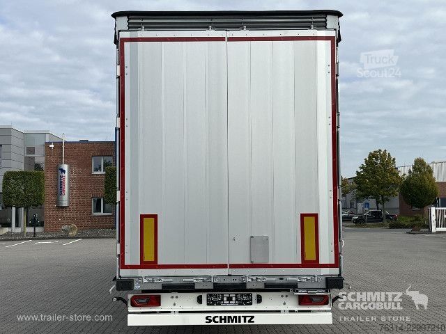 Atvira puspriekabė su tentu Schmitz Cargobull Curtainsider Mega Getränke