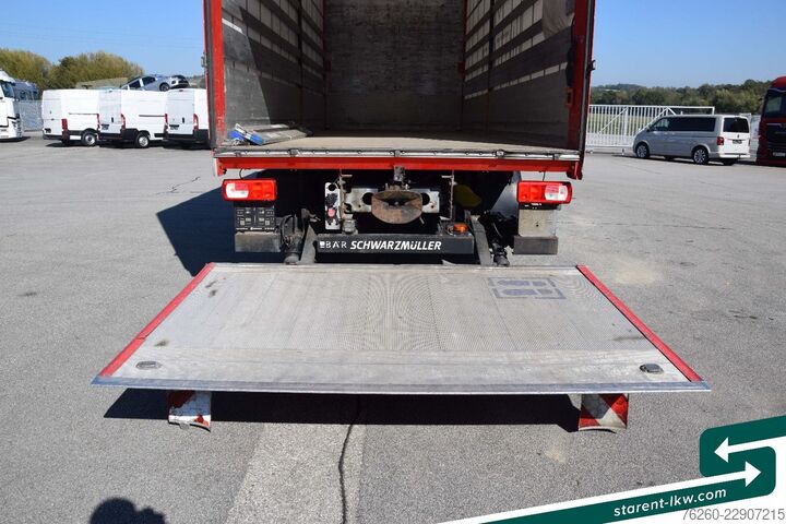 Autocarro con pianale e telone DAF XF 480 6x2 Planenaufbau LBW 1500Kg Standklima