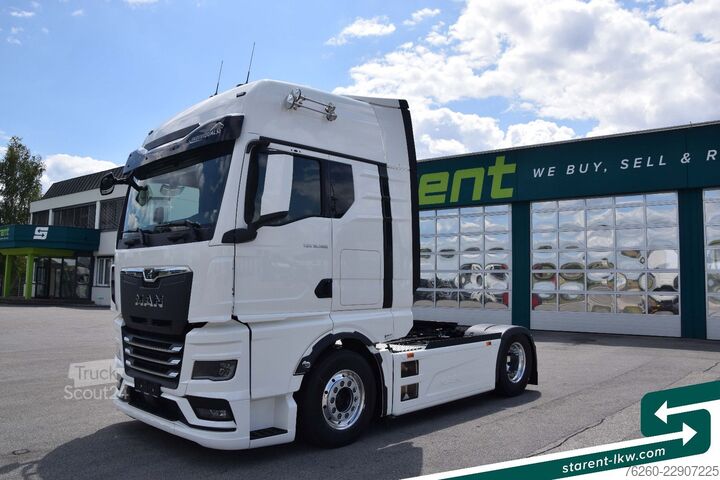 Standartinis vilkikas MAN TGX 18.560 LL Retarder Standklima Vollluft MIETE