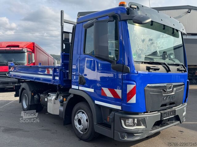 Trijų pusių savivartis furgonas MAN TGL 8.220 / 2 x AHK / KAMERA / NAVI
