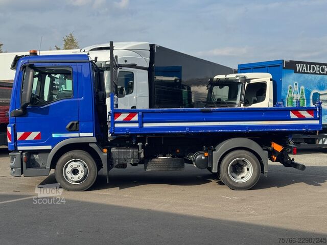 Trijų pusių savivartis furgonas MAN TGL 8.220 / 2 x AHK / KAMERA / NAVI