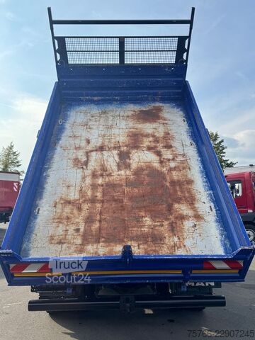 Trijų pusių savivartis furgonas MAN TGL 8.220 / 2 x AHK / KAMERA / NAVI