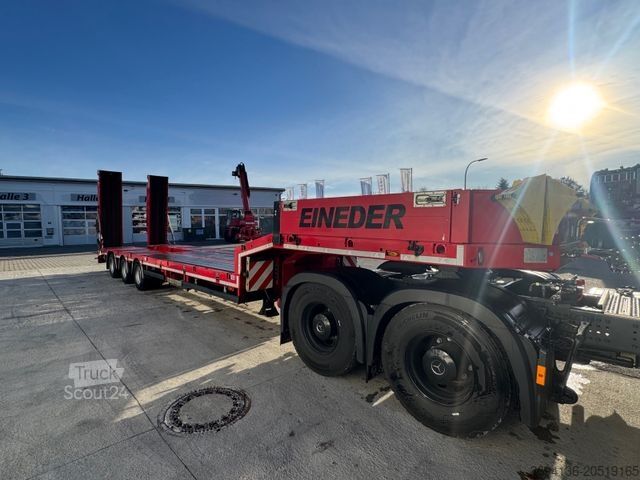 Lavt bygger sættevogn LANGENDORF S3L 2teilige Rampen Stielmulde