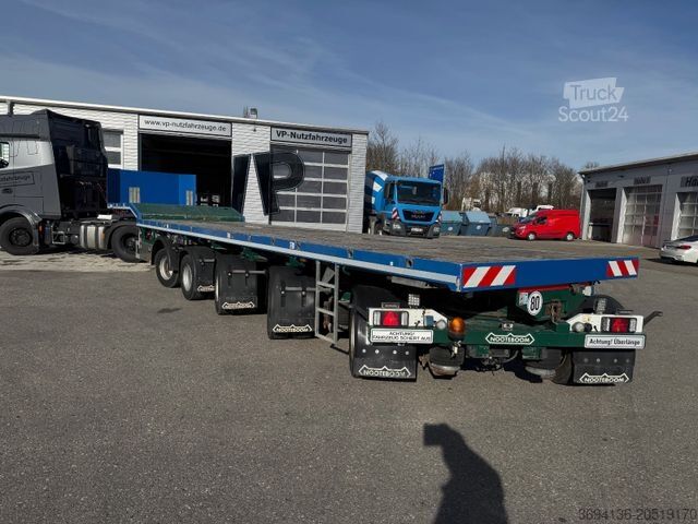 Zema profila puspiekabe NOOTEBOOM OVB-75-05 Ballastauflieger gelenkt