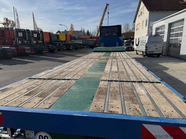 Low loader semitrailer NOOTEBOOM OVB-75-05 Ballastauflieger gelenkt
