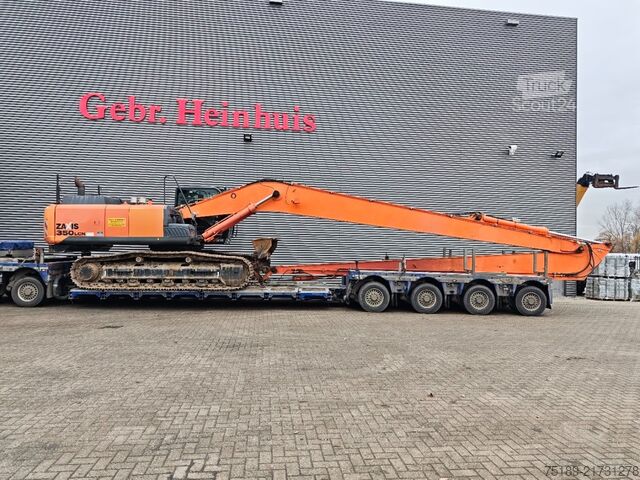 Raupenbagger Hitachi ZX 350 LCN-5B Long Reach 22 meter Topcon Laser ...