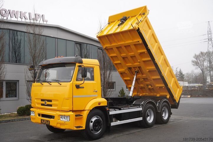 Camião basculante trilateral Kamaz T2530 E5 6x4 / 3-sided tipper