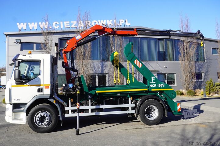 Navele container DAF LF 18.310 E6 / Skip loader Fornal