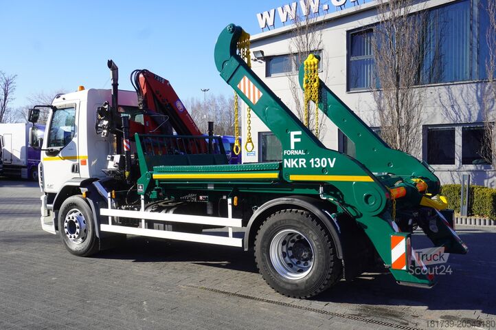 Containerfartyg DAF LF 18.310 E6 / Skip loader Fornal