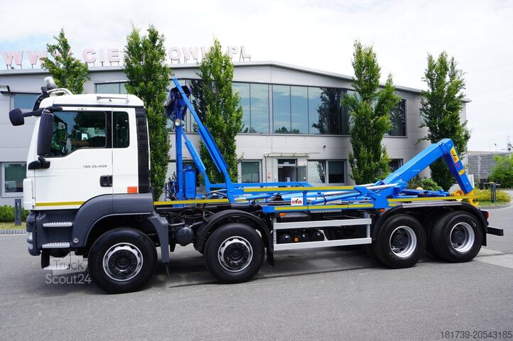 Hakowiec MAN TGS 35.400 8×4 HYVA LIFT 32.56 SE hooklift