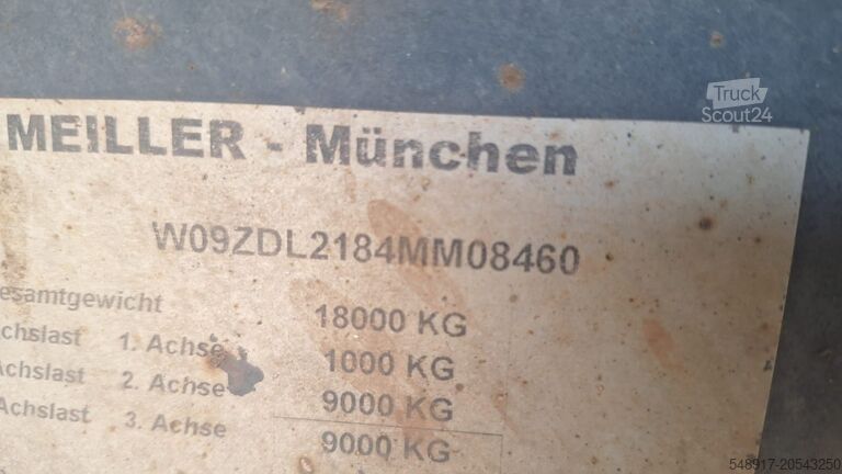 Benne Meiller Tandem Kippanhänger