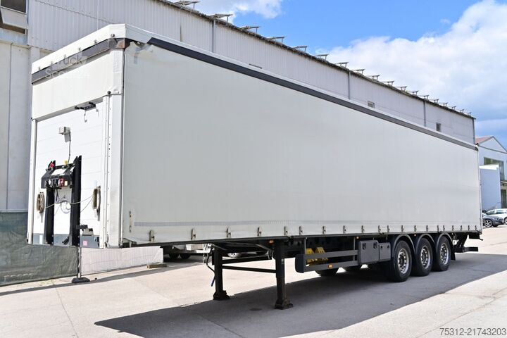 Semiremorcă deschisă cu prelată Schwarzmueller SPA 3/E  Liftachse LBW 2000kg