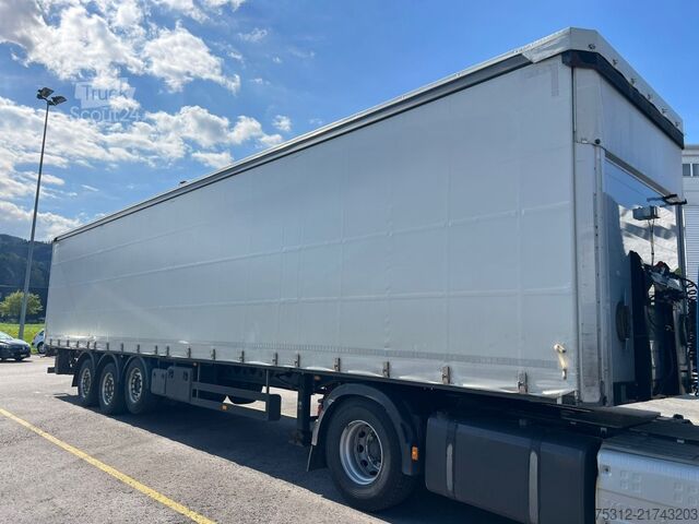 Semiremorcă deschisă cu prelată Schwarzmueller SPA 3/E  Liftachse LBW 2000kg